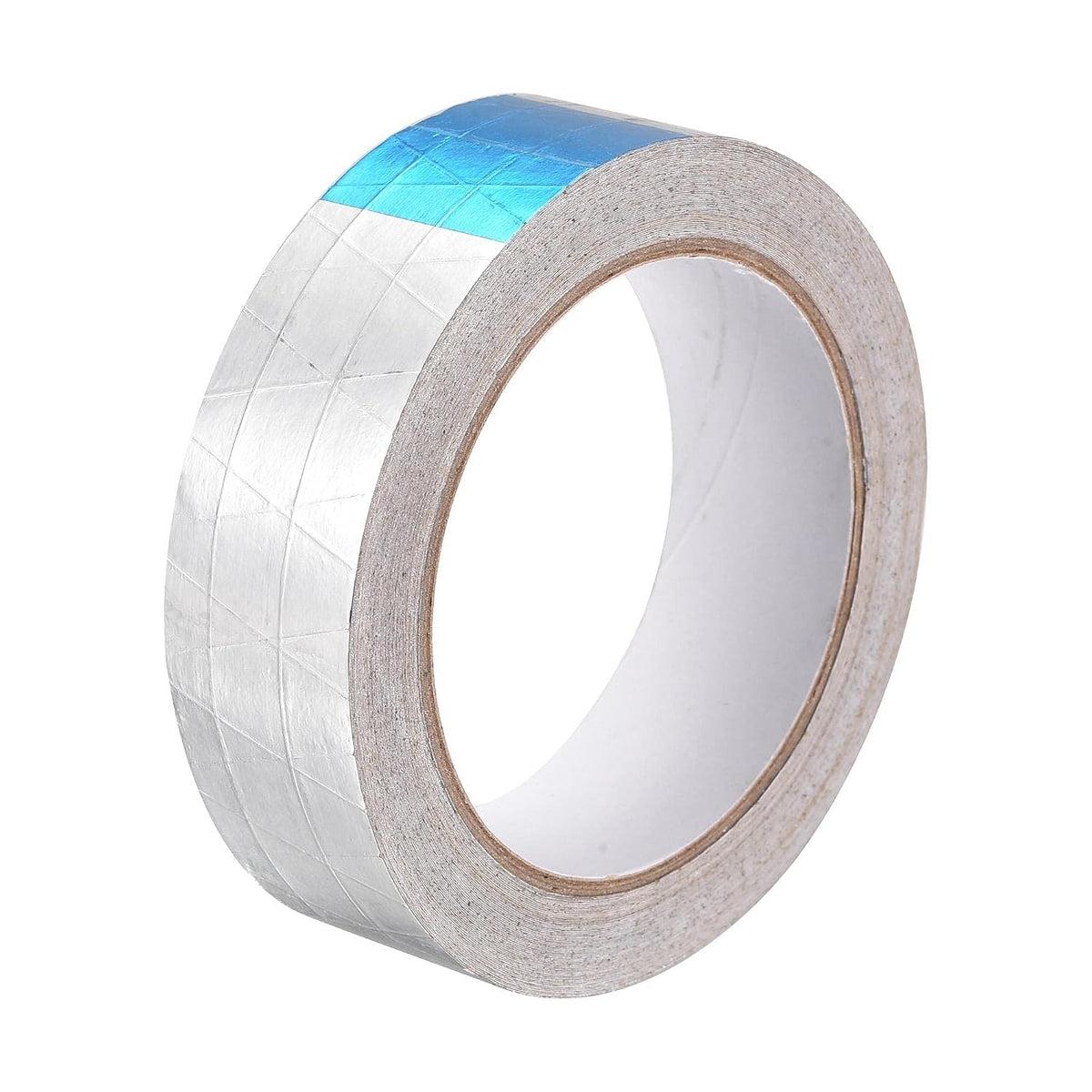 Fiberglass Aluminum Foil Tape High Temperature Tape for HVAC, Patching Hot Cold Air Ducts Heat Reflective Adhesive Tape 30mmx20m/65ft