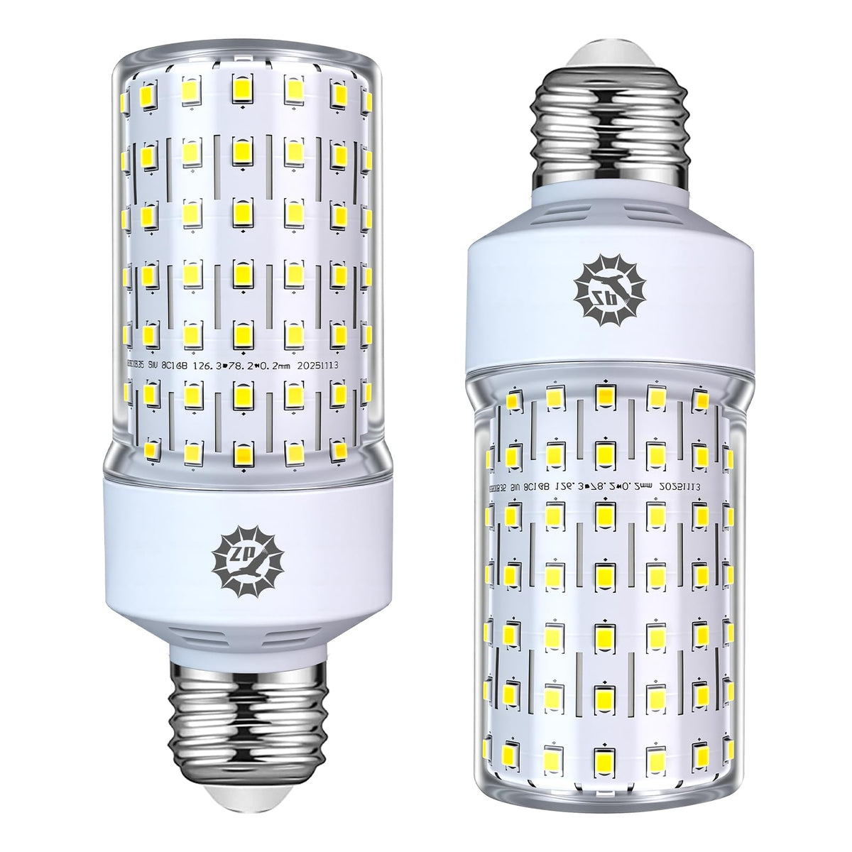LinkMejor 40W LED Light Bulb 2 Pack, 5000K 5000Lumens E26/E27 Medium Base