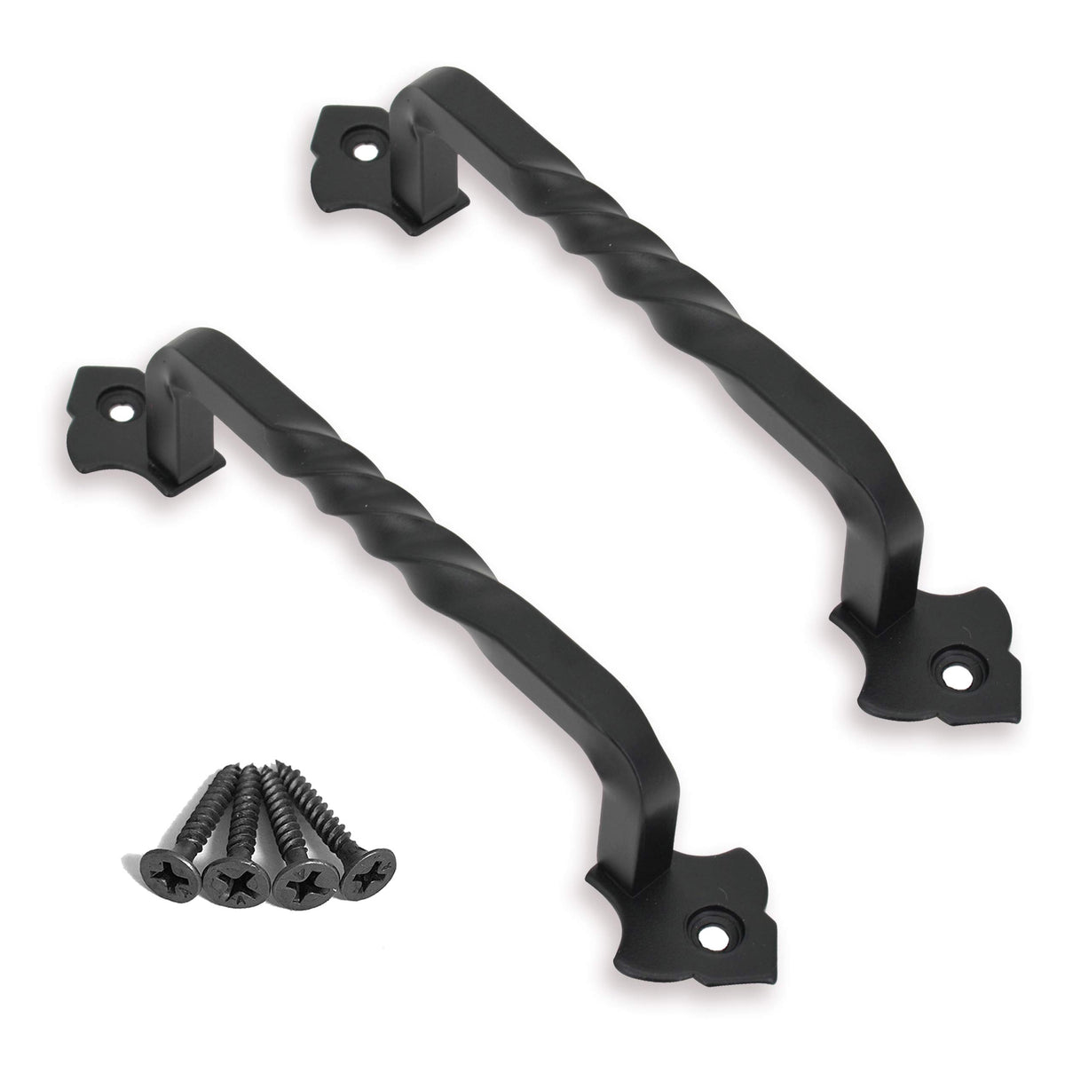 LinkMejor 2 Pack Maniglia di Anta per Porta da Giardino Hardware 6pollici