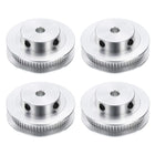 4Pcs GT-2 Pulley Synchronous Wheel 60 Teeth 6mm Bore, Fit with 6mm Width Belt, Aluminum Alloy Timing Pulley Wheel for 3D Printer, CNC Machine