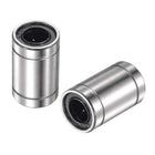LM8UU Linear Ball Bearings 8mm Bore 15mm OD 24mm Length Nickel Plated for CNC Machine 3D Printer 4pcs