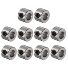 10pcs Set Screw Collars 5mm Bore Stainless Steel Shaft Collars, 10mm OD, 7mm Width, Landing Gear Stopper Wheel Collar
