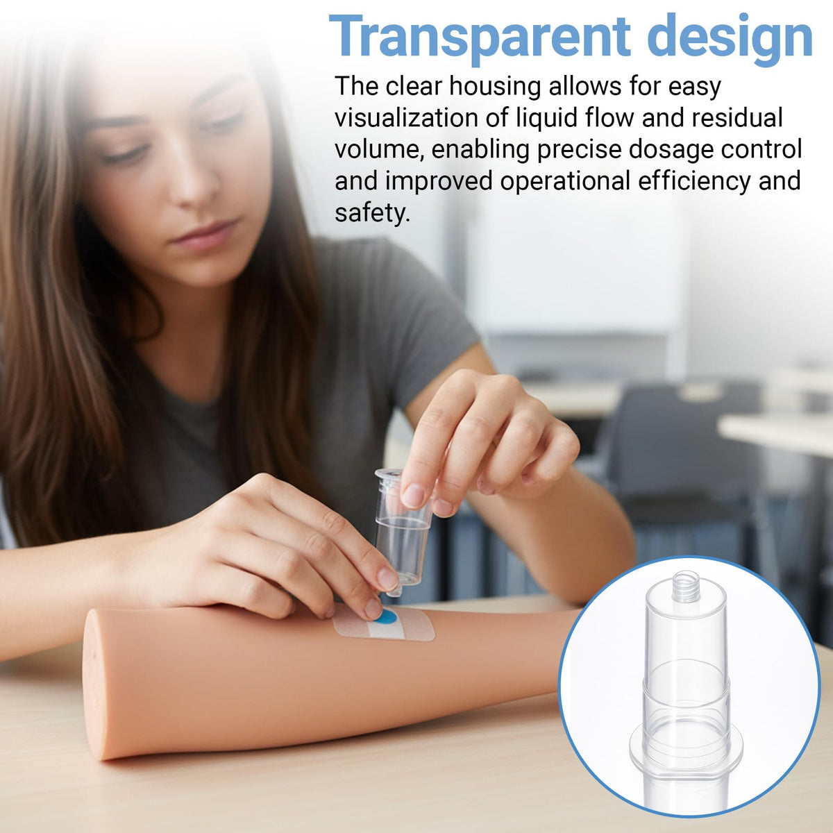 LinkMejor 100 Pack Connecteur Transparent jetable Individuellement Scellé