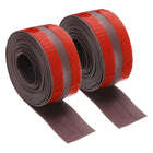 126"×1.5" Caulk Tape Waterproof Tape Not Go Moldy Double Line Self Adhesive Shower Tape Caulk Strips for Kitchen Countertop,Bathroom Toilet Floor Brown 2Pcs