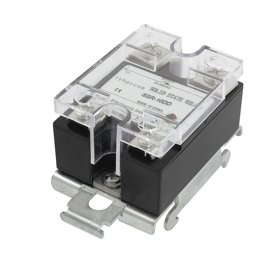 a12073100ux0072 DC to DC Covered Solid State Relay SSR 10A 3-32VDC 12-220VDC Din Rail Mount