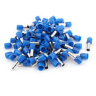 Crimp Insulated Bootlace Ferrule Terminal with 100 Piece, 10 mm, Blue
