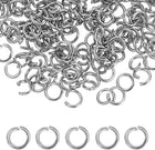 150pcs Open Jump Rings, 4mm Stainless Steel Split O Rings 0.7mm Thick Connector Ring for Bracelet Necklace Pendant Jewelry Keychain DIY Craft Making, Silver