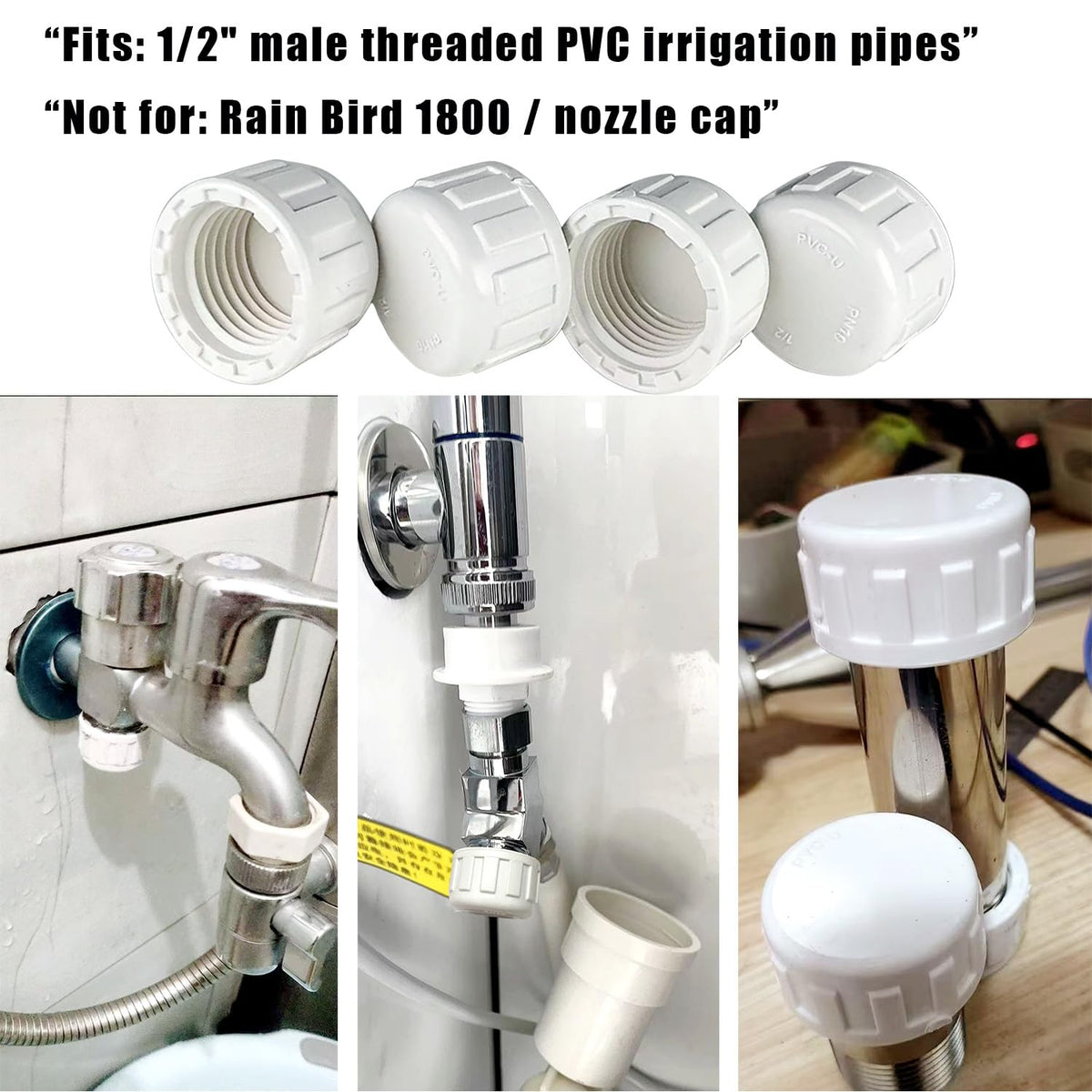 LänkMejor sprinklerlock, 1/2 PVC threadinglock, sprinklerhuvudlock
