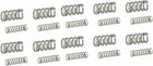 Wire Diameter 0.4mm 0.8mm Extended Compressed Spring Stainless Steel Spring Steel Coil Compressed Spring Length 10mm 1 Set