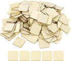 200Pcs 30mm(1.2-inch) Unfinished Wooden Circles Blank Square Natural Wood Discs Cutouts for DIY Crafts, Home Decoration