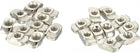 Carbon Steel T-Nuts M4x16x8mm M5x15.2x7.8mm,1 Set