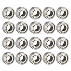 683ZZ Ball Bearing 3mm x 7mm x 3mm Double Shielded Deep Groove Bearings, Carbon Steel 20pcs