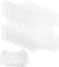 8Pcs Plastic Mesh Canvas Sheet, 10.3 x 7.3 Inch Plastic Mesh Sheet for Crochet Purse Making, Blank Canvas for Embroidery, Crafting, DIY Project, White