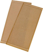 2 Pcs Copper Tone Prototyping PCB Print Circuit Board 10cm x 22cm