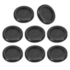 12Pcs Rubber Grommets 1-4/8" (38mm) Drill Hole, 1-1/4" (30mm) ID Double Sided Hole Plugs Ring Gasket for Firewall Cable Wire Protecting, Black