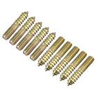 M8x40mm Hanger Bolts, 24pcs Double Ended Thread Dowel Screws for Wood Furniture Connecting