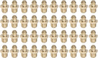 Brass Straight Grease Fitting M8 x 1mm Thread Hydraulic Grease Fitting Accessories, 40Pcs