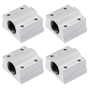 SCS8UU Linear Ball Bearing Slide Block Units, 8mm Bore Dia (Pack of 4)