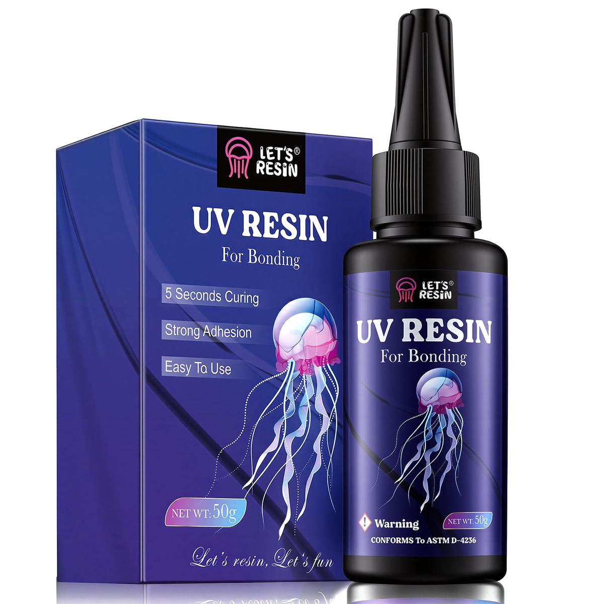 링크메요르 50g 업그레이드 UV 수지, 1초 만에 빠르게 경화
