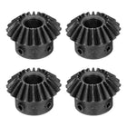 4pcs Bevel Gear 1.5 Module 1:1 Reduction Rate 20T 10mm Hole Dia Bevel Pinion Gear, 90 Degree Steering Gear for Hardware Mechanical Rotation