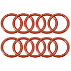 Silicone O-Ring, 27mm Outside Diameter, 20.8mm Inner Diameter, 3.1mm Width, VMQ Seal Rings Sealing Gasket Red, 10PCS
