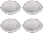 Solenoid Valve Water Inlet Filter Mesh Stainless Steel Filtering Gasket Replacement Repair Kit for Household Appliances 3/4" Thread 4pcs