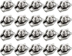 20Pcs 304 Stainless Steel Single Wire Rope Clip Cable Clamp Suit for 0.8-1.5mm Rope