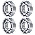 4 Pcs 16001 Deep Groove Ball Bearing, 12mm x 28mm x 7mm High Carbon Chrome Steel Z3 Double Rubber Sealed Bearing (ABEC3)