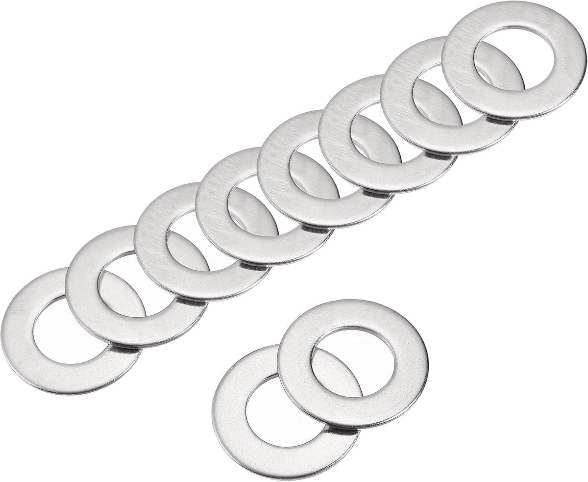 7/8" 316 Stainless Steel Flat Washer for Screw Bolt 10Pcs