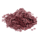 a14102000ux0453-DM M4 Flat Insulating Fiber Washer for Motherboard, 4 mm x 8 mm x 0.5 mm Size (Pack of 5200)