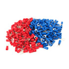 200pcs 16-14 AWG Wire Cable Connector Fork Spade Terminal #8 Red Blue
