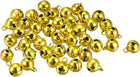 LinkMejor Jingle Bells, 5/16" 48pcs Small Craft Bells for DIY Holiday Decoration, Musical Party, Home, Festival, Wedding, Gold Tone