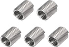Wire Thread Inserts 1/2-13 UNC 2.0D 304 Stainless Steel Helical Type Coiled Wire Screw Repair Threaded Sleeve Steel Sheath 5pcs