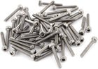 50Pcs M2 X 14mm Stainless Steel Hex Socket Round Head Machine Screws Bolts
