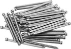 Finishing Nails 50pcs 50mm 2 Inch Hand-Drive Hardware Carbon Steel Nail Lost Head Nail