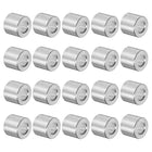 20pcs Aluminum Spacer 5mm Bore 10mm OD, 9mm Length Screw Standoff Bushing Plain Finish Round Spacer for M5 Screws Bolts and Rods