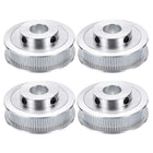 4pcs GT-2 Pulley Synchronous Wheel 80 Teeth 14mm Bore, Fit with 10mm Width Belt, Aluminum Alloy Timing Pulley Wheel for 3D Printer, CNC Machine
