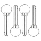 4Pcs 10mmx45mm Quick Release Pins, Carbon Steel Marine Hardware for Marine Mountain Seat, Ship Outfitting, Shipbuilding, Blue White