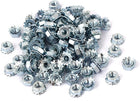 M3 Female Thread Zinc Plated Kep Hex Nut 100pcs