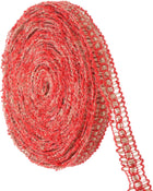 10 Yards 0.6 inch Burlap Ribbon Natural Jute Burlap Lace Craft Ribbons Rustic Ribbon Roll for DIY Sewing Crafts Gift Wrapping Home Decor