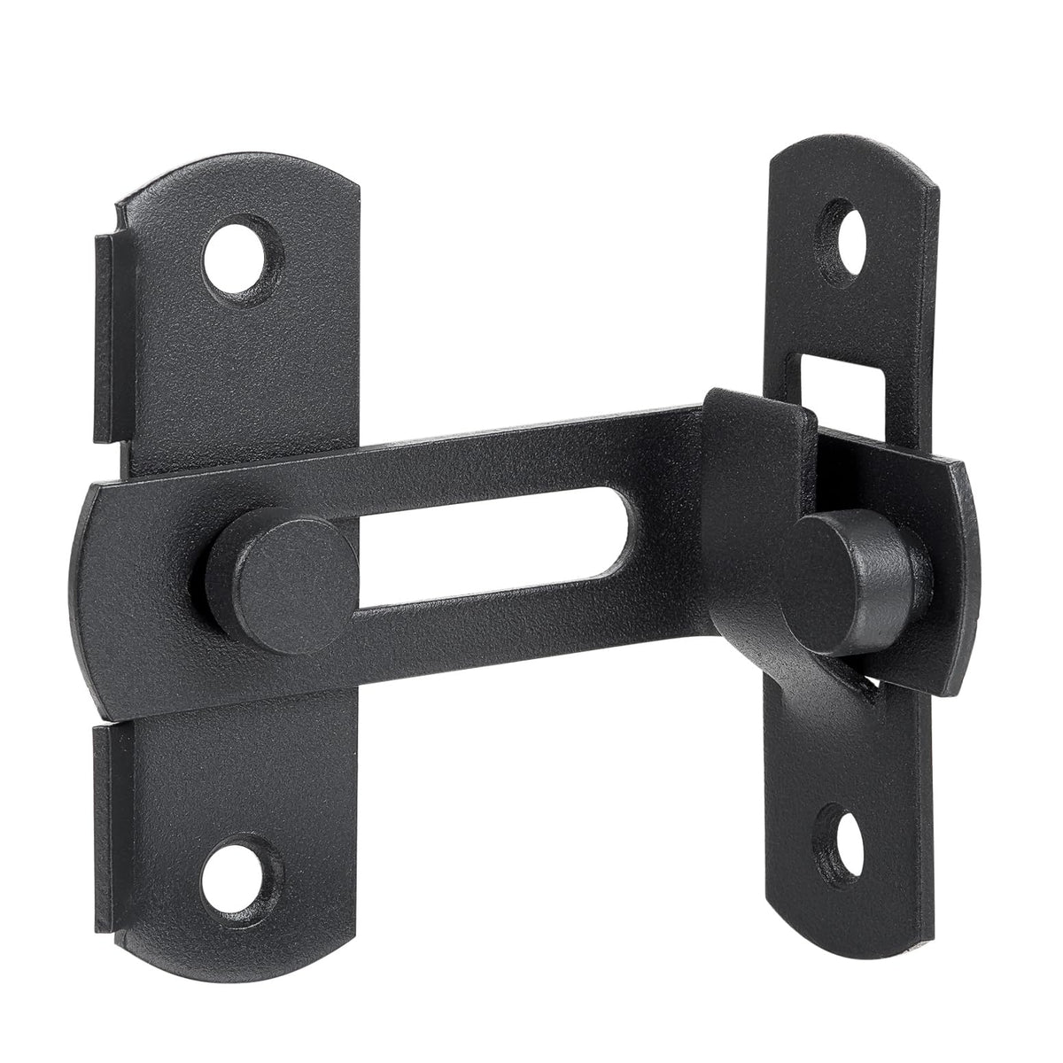 Matowy czarny 90 stopniowy zawias do drzwi tarasowych Flip Barn Lock