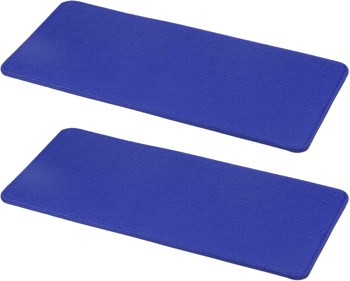 2Pcs Felt Base Shaper, 13 x 6 Inch Rectangle Handbag Bottom Shaper Pad Bag Liner Board Insert Arc Corner for Purse Tote Crossbody Bag Backpack, Dark Blue