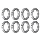 8pcs 6703ZZ Deep Groove Ball Bearings, Chrome Steel Z1 Double Metal Shielded Bearing 17mm x 23mm x 4mm