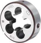 Round Threading Die 11/16-18 UNS Thread Right Hand Screw Cutting Fixed Dies, Alloy Tool Steel Tapping Repair Tool