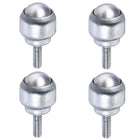 Ball Transfer Bearing Unit 17mm 44Lbs Carbon Steel Bolt-Fixing Type for Transmission Pack of 4