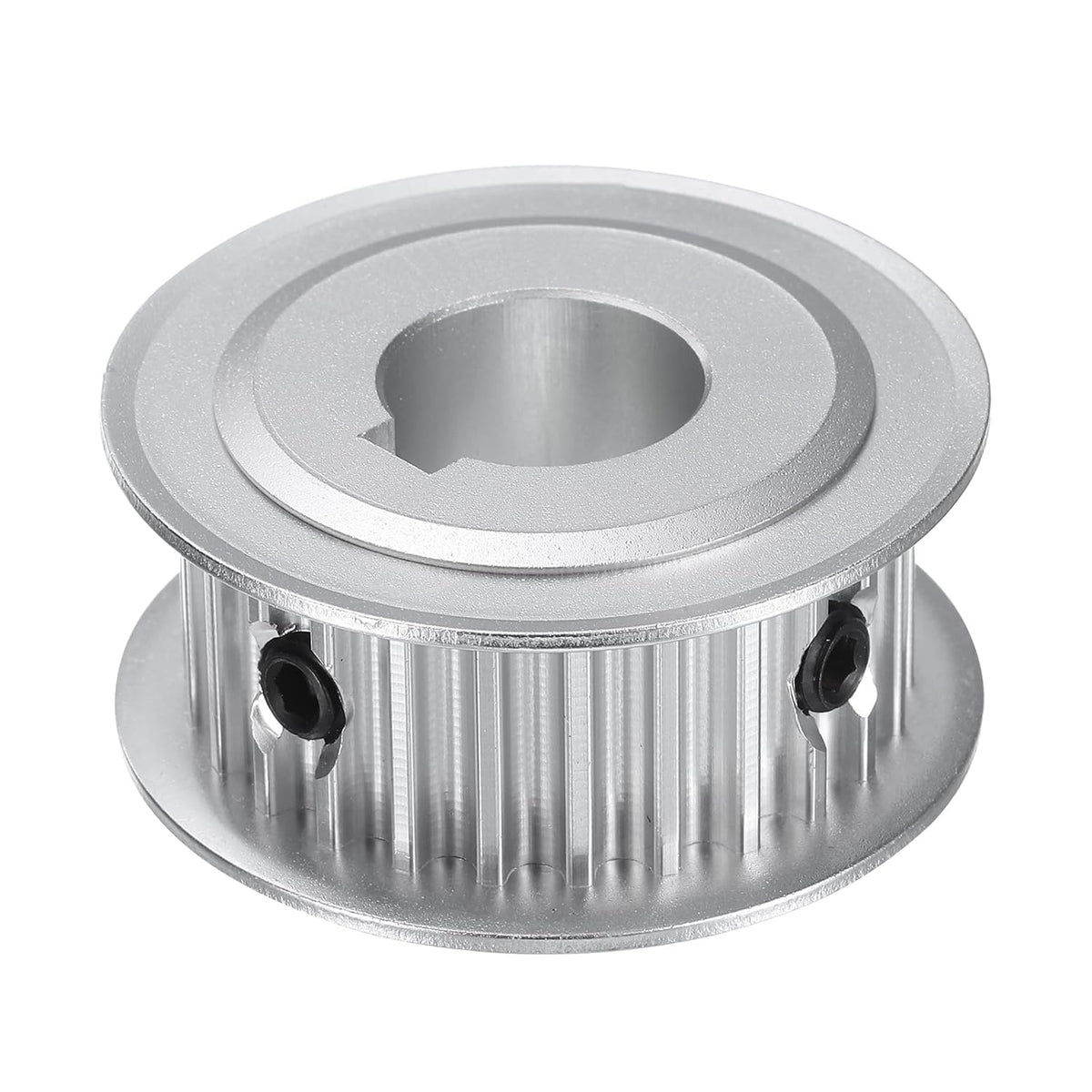 5M-26T-5/8B Timing Belt Pulley 5/8" Bore, 26 Teeth Aluminum Alloy Synchronous Wheel with Keyway, Pitch 5mm Tooth for 15mm Width Belt