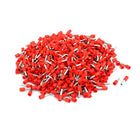 1000Pcs AWG 14 Wire Copper Crimp Insulated End Ferrules Terminal Red VE2508