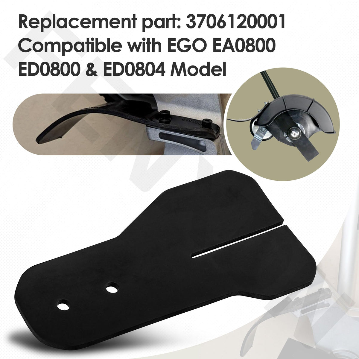 2 Pack 3706120001 Gummipude til EGO EA0800, ED0800 & ED0804 Edger