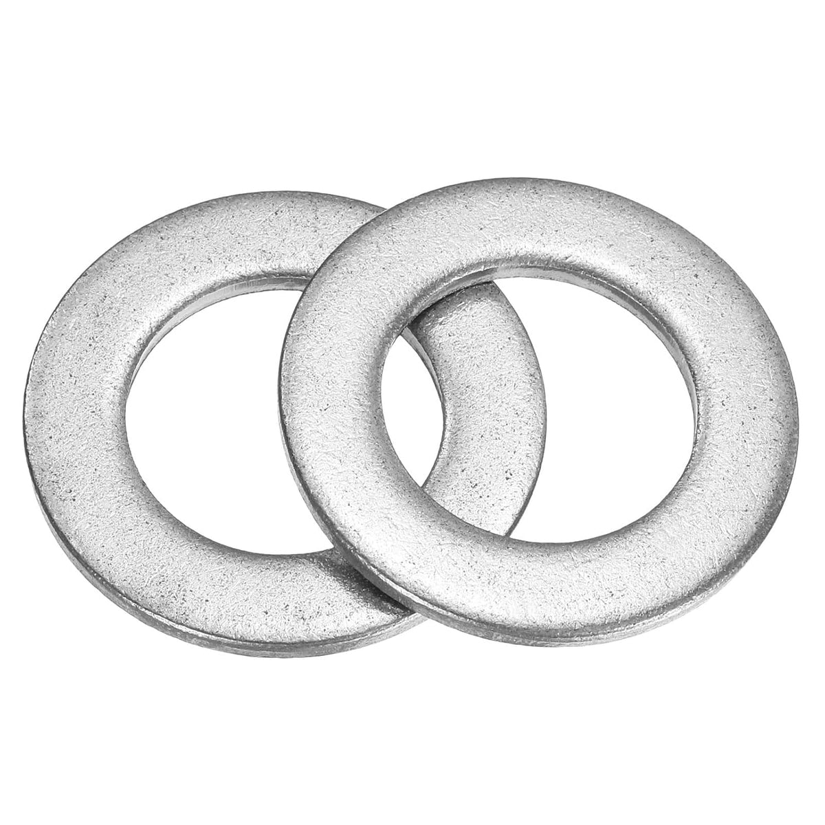 10Pcs Flat Washers, M22x39x3mm 304 Stainless Steel Washer Flat for Screws Bolts, Automotive, Construction, Industrial, Silver Tone