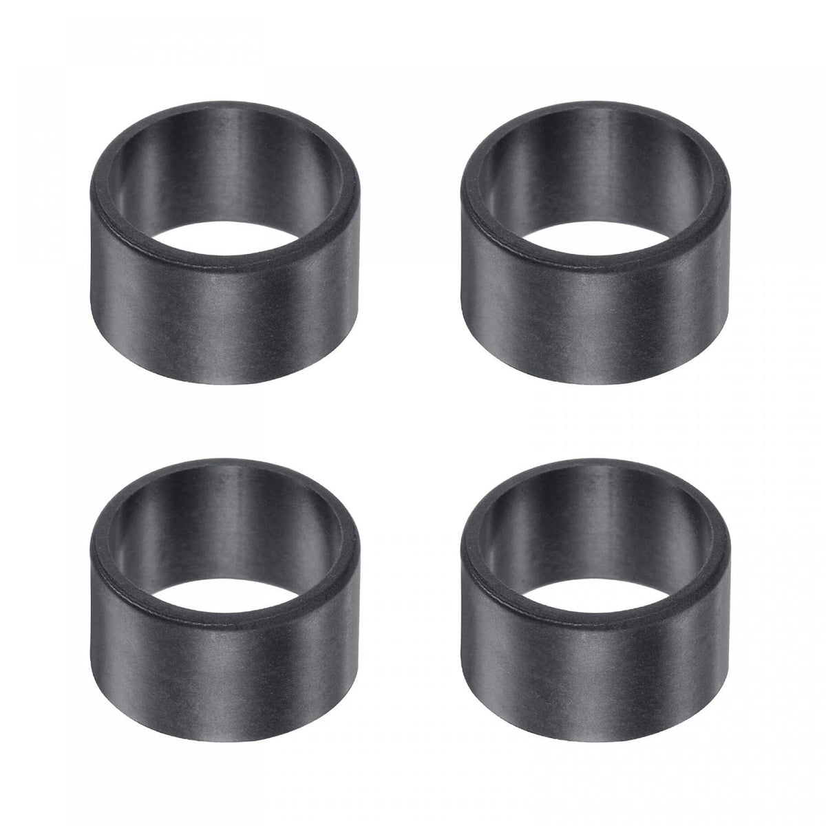 Sleeve Bearings 12mm Bore 14mm OD 8mm Length POM Wrapped Oilless Bushings Black 4pcs